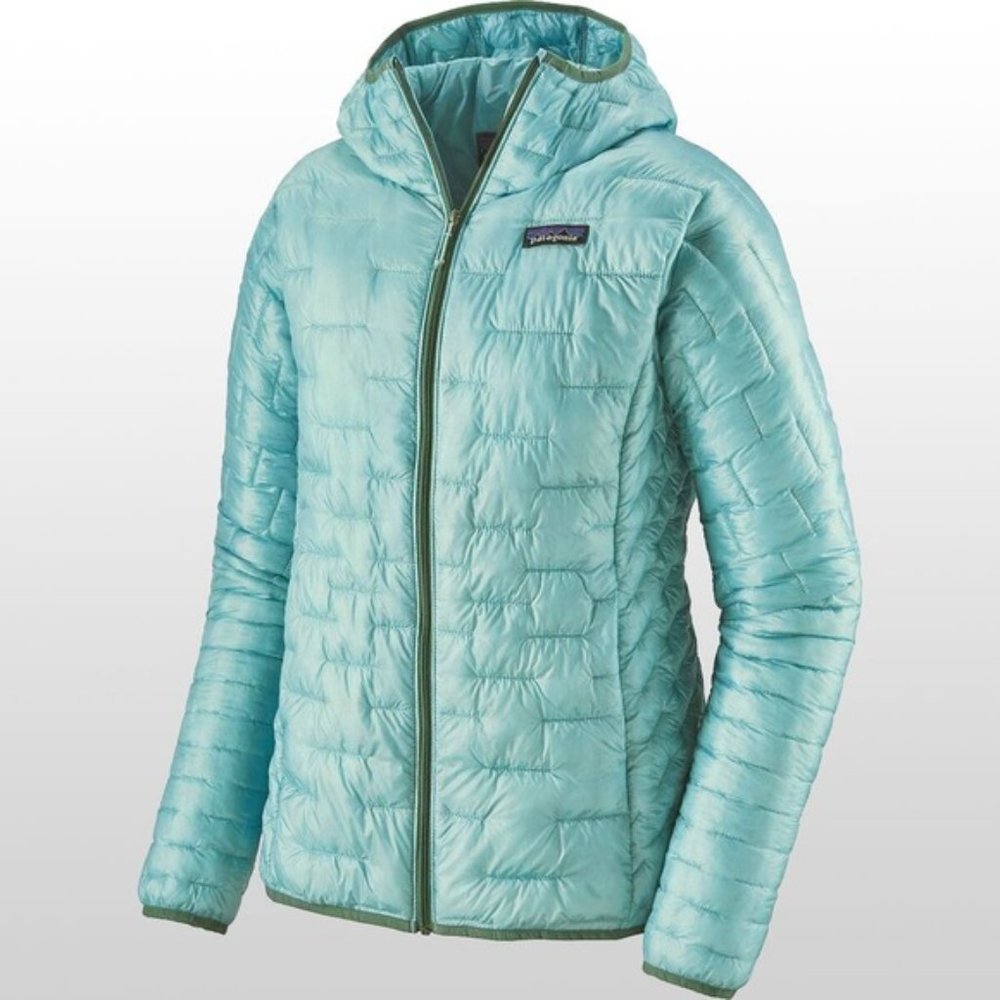 Patagonia Micro Puff Hoody Insulated Jacket Gypsum Green